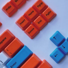Ceramic keycap set, 97 keys, compatible with 61/67/68 key mechanical keyboards.