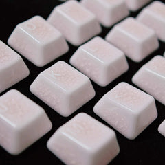 Heart-shaped Crackle Ceramic Keycap Set