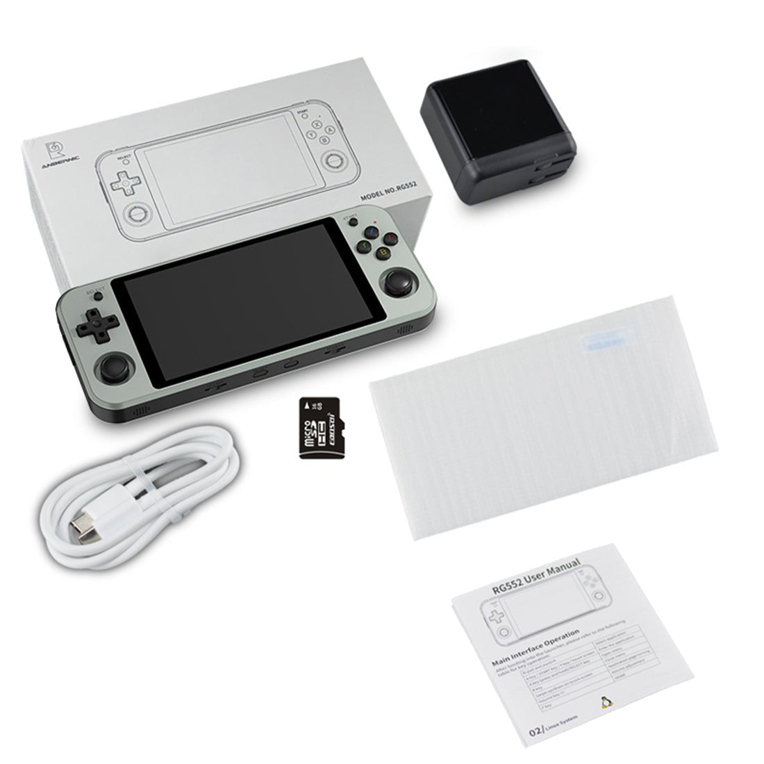 Anbernic RG552 Android Open Source Dual System Game Console-LITNXT