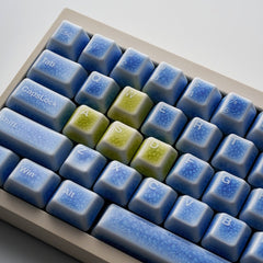 Original-Profile Crackle Ceramic 6.25U Spacebar Keycap,WASD Keycaps
