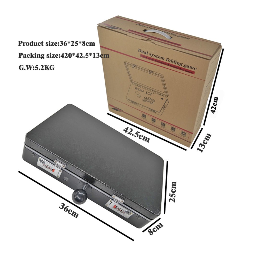 Pandora AUS-S31 14-inch Mini Folding Retro Home Portable Game Console