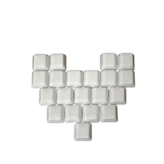 Heart-shaped Crackle Ceramic Keycap Set