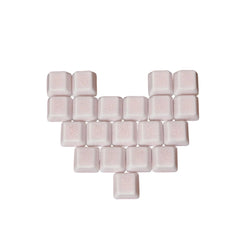 Heart-shaped Crackle Ceramic Keycap Set