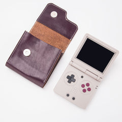 Handcraft Leather Storage Bag for RG35XX SP