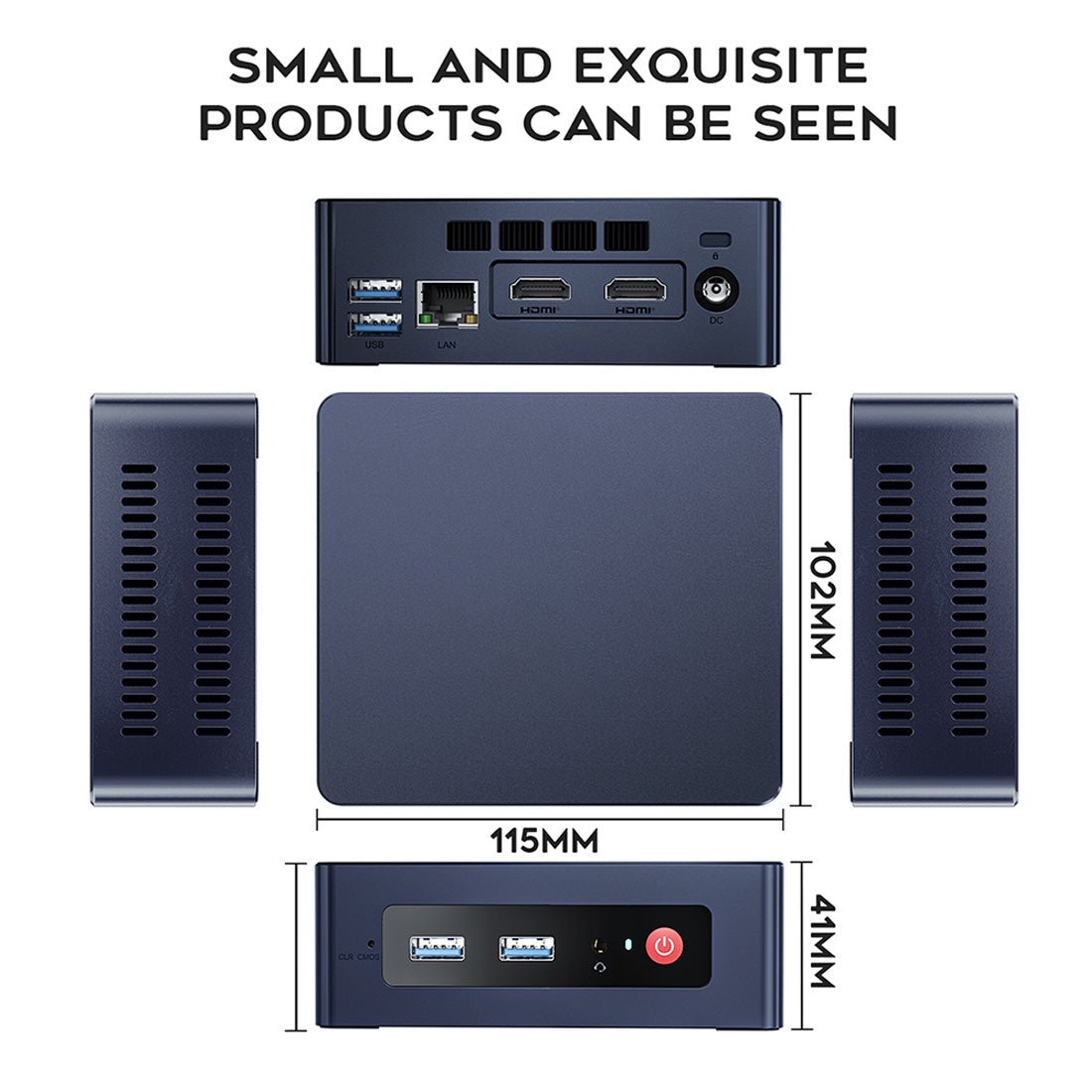 LITNXTBeelink MINI S N5095 Gaming Mini PC Computer-11