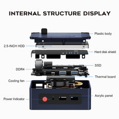 LITNXTBeelink MINI S N5095 Gaming Mini PC Computer-25