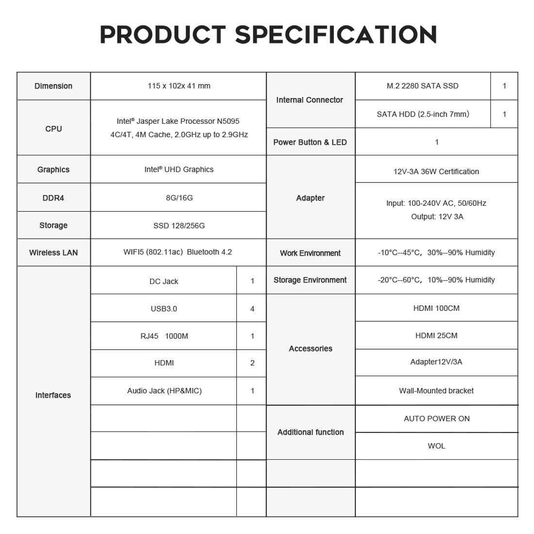 LITNXTBeelink MINI S N5095 Gaming Mini PC Computer-29