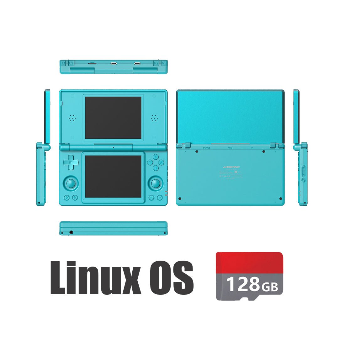 ANBERNIC RG DS Dual Screens Retro Handheld Game Console - LITNXT