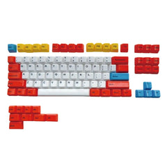 Ceramic keycap set, 97 keys, compatible with 61/67/68 key mechanical keyboards.