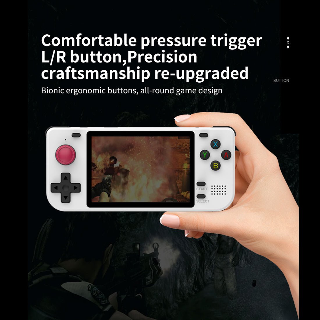 Powkiddy RGB10S Handheld Game Console Arcade