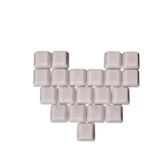 Heart-shaped Crackle Ceramic Keycap Set