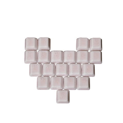 Heart-shaped Crackle Ceramic Keycap Set