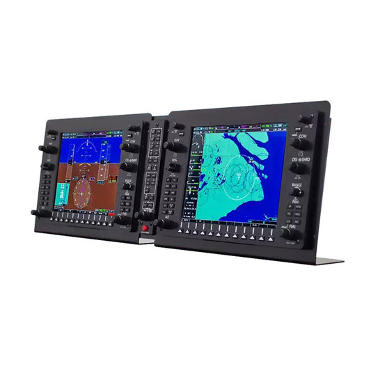 1/1 Scale G1000NXI Integrated Avionics 3-Piece Panel Set (PFD+MFD+Audio) with Mounting Brackets - Compatible with Major Flight Simulators