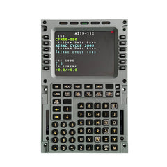 1/1 Scale Metal A320 MCDU Home Cockpit Panel for X-Plane, MSFS 2020/2024, Compatible with Toliss A310/A320, FENIX/FBW/FSL A320