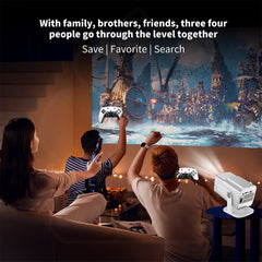 1080P 2-in-1 Projector Game Console