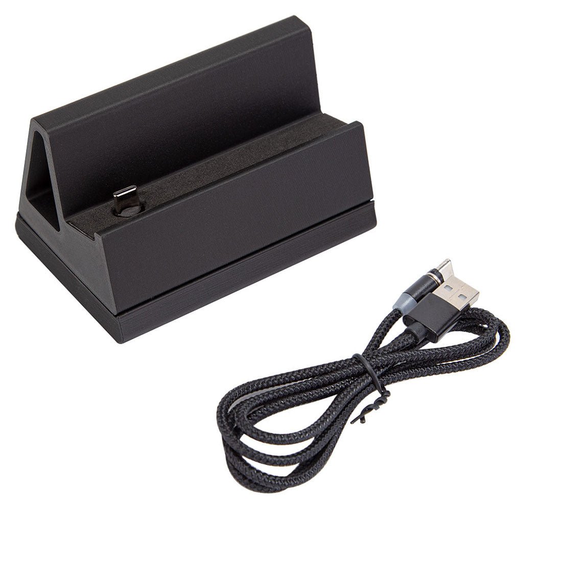 litnxt-3D-printed-magnetic-charging-base-for-rgb30-game-console-black-2