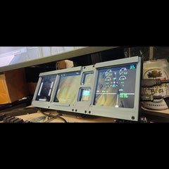 D106 A320/A350/A380 PFD-ND-ECAM-E/WD 4-in-1-Display for MSFS 2020/2024 - Compatible with Fenix, PMBG, FBW & NEOV2 - Windows Home Cockpit Panel