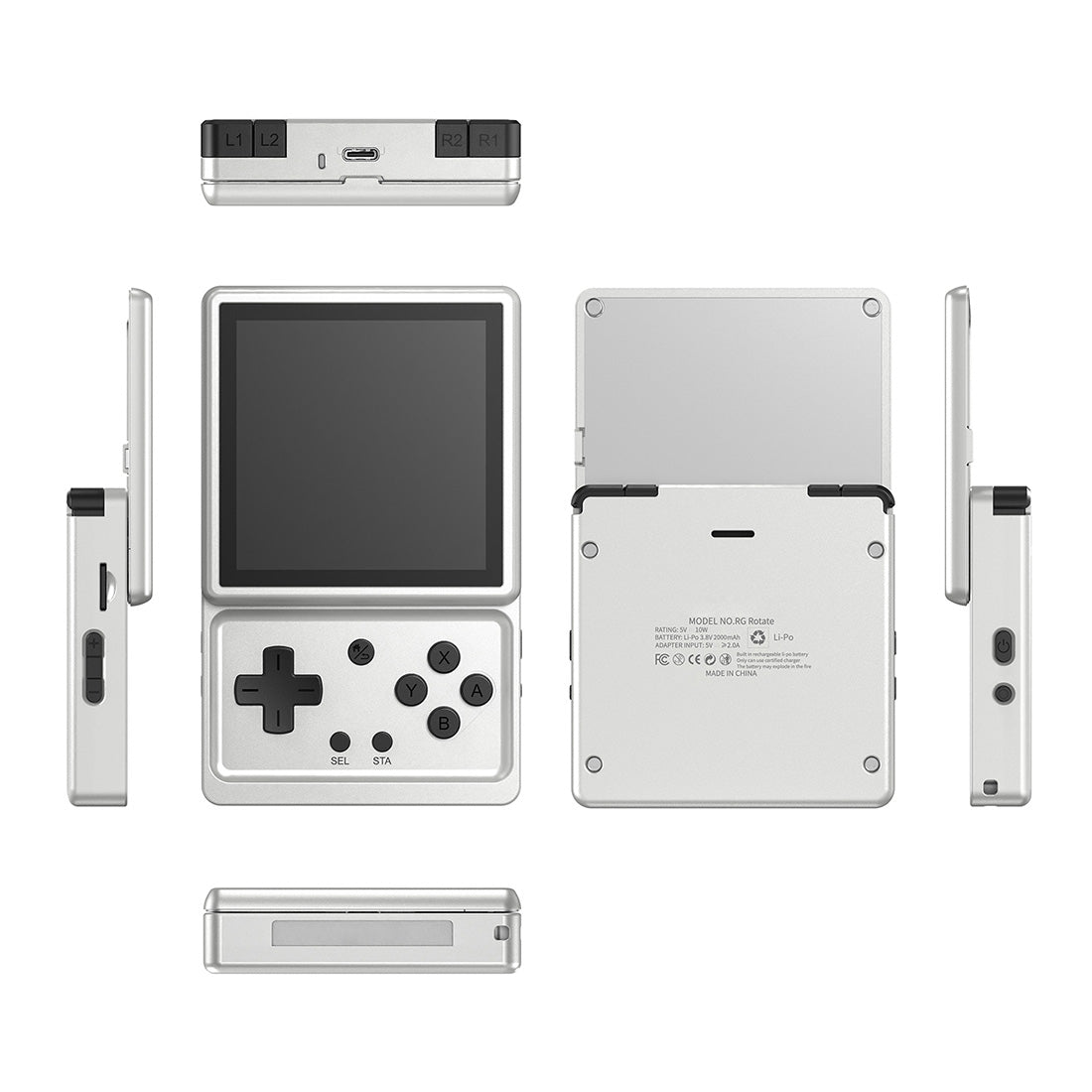 Anbernic RG Rotate Handheld Console with Rotating Touchscreen