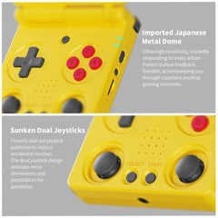 Anbernic RG34XXSP 3.4-Inch Retro Handheld Game Console