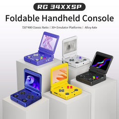 Anbernic RG34XXSP 3.4-Inch Retro Handheld Game Console