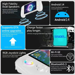 Anbernic RG557 5.48-Inch Powerful Retro Handheld Android Game Console