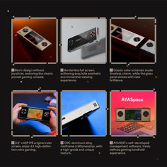 AYANEO POCKET MICRO Classic Retro Handheld Game Console *No Joystick*