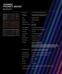 AYANEO POCKET MICRO Retro Handheld Game Console