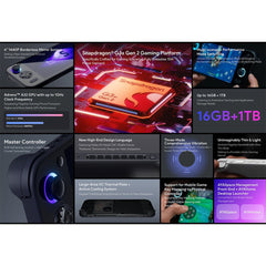 AYANEO Pocket S G3XG2 6-Inch 1080P Retro Handheld Android Game Console