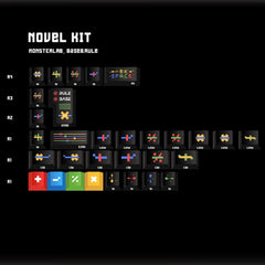 Basic Law 1.7mm Thick Dye-Sub PBT Original Magnetic Keycaps