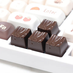 Chocolate Coffee Resin Keycap