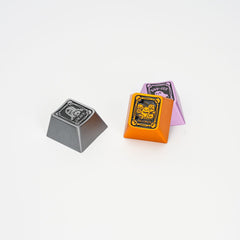 Christmas/Halloween Original-Profile 220-Grit Anodizing Aluminum Alloy Keycaps for R4-1U ESC Row (3PCS)