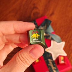 Christmas/Halloween Original-Profile 220-Grit Anodizing Aluminum Alloy Keycaps for R4-1U ESC Row (3PCS)