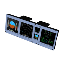 D106 A320/A350/A380 PFD-ND-ECAM-E/WD 4-in-1-Display for MSFS 2020/2024 - Compatible with Fenix, PMBG, FBW & NEOV2 - Windows Home Cockpit Panel