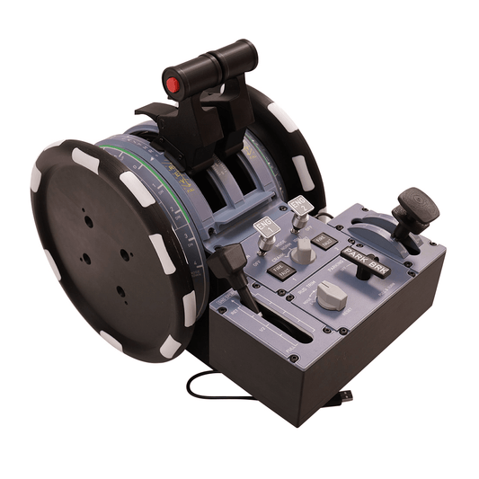 D107 A320 A310 A190 Motorized Throttle-Quadrant for Flight Sim - Backlit, Full Range Motion, Compatible with MSFS2020/2024, X-Plane, Fenix, FBW, toliss - Windows Home Cockpit Panel(Pre-sale: 1 month)