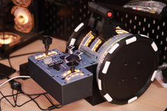 D107 A320 A310 A190 Motorized Throttle-Quadrant for Flight Sim - Backlit, Full Range Motion, Compatible with MSFS2020/2024, X-Plane, Fenix, FBW, toliss - Windows Home Cockpit Panel(Pre-sale: 1 month)