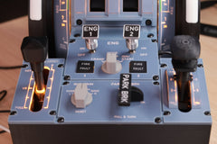 D107 A320 A310 A190 Motorized Throttle-Quadrant for Flight Sim - Backlit, Full Range Motion, Compatible with MSFS2020/2024, X-Plane, Fenix, FBW, toliss - Windows Home Cockpit Panel(Pre-sale: 1 month)