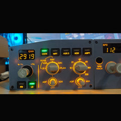 D108 All-in-One A320 Home Cockpit Panel - Integrated FCU+Left EFIS+ECAM/Gear/Auto-Brake Warnings for Windows MSFS2020, X-Plane 12 (Fenix, FBW, Toliss)Pre-sale: 15 days
