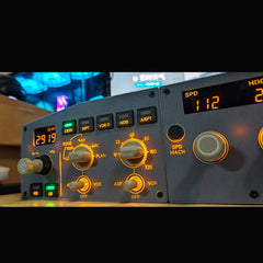 D108 All-in-One A320 Home Cockpit Panel - Integrated FCU+Left EFIS+ECAM/Gear/Auto-Brake Warnings for Windows MSFS2020, X-Plane 12 (Fenix, FBW, Toliss)Pre-sale: 15 days