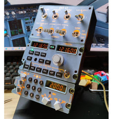 D109 All-in-One A320 Home Cockpit Panel - Integrated RMP+Lighting+ATC for Windows MSFS2020/2024, X-Plane 12 (Fenix, FBW, Toliss) Pre-sale: 1 month