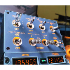 D109 All-in-One A320 Home Cockpit Panel - Integrated RMP+Lighting+ATC for Windows MSFS2020/2024, X-Plane 12 (Fenix, FBW, Toliss) Pre-sale: 1 month