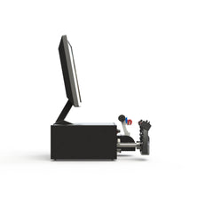 LARSENSIM Desktop Flight Sim Control Metal Housing Panel with Integrated Display for Windows, Compatible with X-Plane MSFS, D40/D42/172 Aircraft Models(Pre order:35 days)