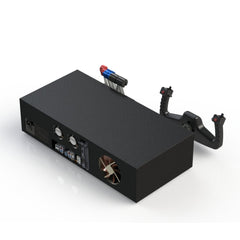 LARSENSIM Desktop Flight Sim Control Metal Housing Panel with Integrated Display for Windows, Compatible with X-Plane MSFS, D40/D42/172 Aircraft Models(Pre order:35 days)