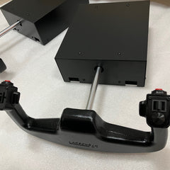 LARSENSIM Desktop Flight Sim Control Metal Housing Panel with Integrated Display for Windows, Compatible with X-Plane MSFS, D40/D42/172 Aircraft Models(Pre order:35 days)