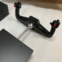 LARSENSIM Desktop Flight Sim Control Metal Housing Panel with Integrated Display for Windows, Compatible with X-Plane MSFS, D40/D42/172 Aircraft Models(Pre order:35 days)