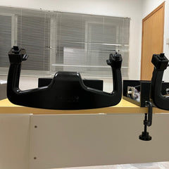 LARSENSIM Desktop Flight Sim Control Metal Housing Panel with Integrated Display for Windows, Compatible with X-Plane MSFS, D40/D42/172 Aircraft Models(Pre order:35 days)