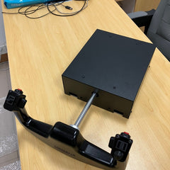 LARSENSIM Desktop Flight Sim Control Metal Housing Panel with Integrated Display for Windows, Compatible with X-Plane MSFS, D40/D42/172 Aircraft Models(Pre order:35 days)