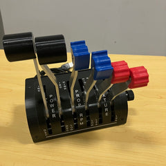 LARSENSIM Desktop Flight Sim Control Metal Housing Panel with Integrated Display for Windows, Compatible with X-Plane MSFS, D40/D42/172 Aircraft Models(Pre order:35 days)