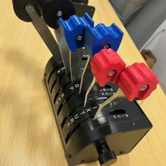 LARSENSIM Desktop Flight Sim Control Metal Housing Panel with Integrated Display for Windows, Compatible with X-Plane MSFS, D40/D42/172 Aircraft Models(Pre order:35 days)