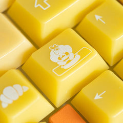 Duck Bread Original-Profile PC Translucent Keycap Set