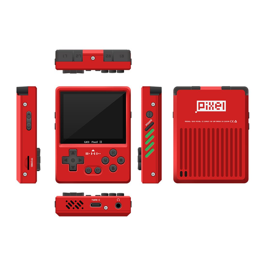 その他 GKD PIXEL2 64GB GKD Pixel 2 II Open Source Handheld Game Console with 64GB